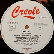 LP - Peter Green - Kolors