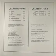 Double LP - Peter Gregson - Quartets