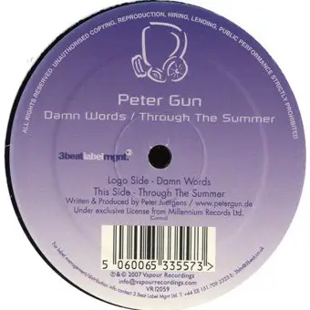 Peter Gun - Damn Words / Through The Summer