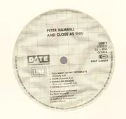 LP - Peter Hammill - And Close As This - white vinyl