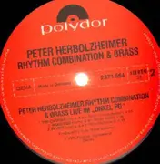 LP - Peter Herbolzheimer Rhythm Combination Brass - Live Im Onkel Pö