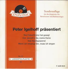 peter igelhoff - Peter Igelhoff Präsentiert