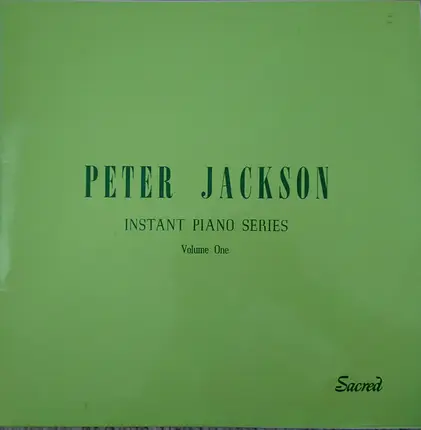 Peter Jackson - Instant Piano Series Volume One