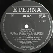 LP - Peter Johann Fick , Josef Rejcha , Johannes Matthias Sperger - Peter Damm , Staatskapelle Dresden , - Hornkonzerte
