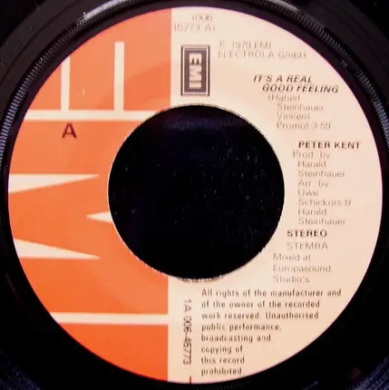 Peter Kent - It's A Real Good Feeling / Carrie