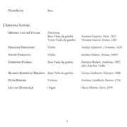 CD - Peter Kooij & L'Armonia Sonora / Mieneke Van Der Velden - De Profundis Clamavi - Digipak