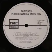 LP - Peter Kowald / Barry Guy - Paintings