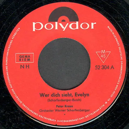 Peter Kraus - Wer Dich Sieht,Evelyn