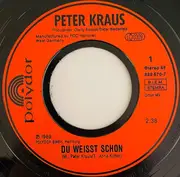7inch Vinyl Single - Peter Kraus - Du Weißt Schon