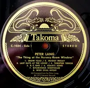 LP - Peter Lang - The Thing At The Nursery Room Window