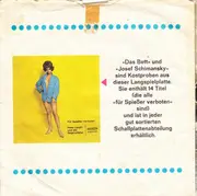 7inch Vinyl Single - Peter Lauch Und Die Regenpfeifer - Im Bett / Josef Schimansky