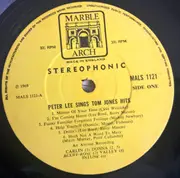 LP - Peter Lee - Peter Lee Sings Engelbert Humperdinct and Tom Jones Hits
