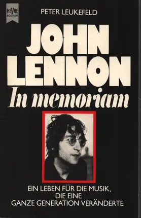Peter Leukefeld - John Lennon. In memoriam