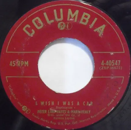 Peter Lind Hayes & Mary Healy - I Wish I Was A Car