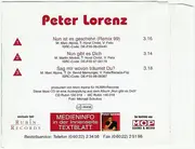 CD Single - Peter Lorenz - Nun Ist Es Geschehn