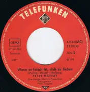 7inch Vinyl Single - Peter Maffay - Dann Komm Zu Mir
