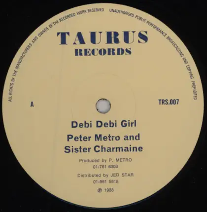 Peter Metro And Sister Charmaine - Debi Debi Girl