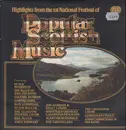 LP - Peter Morrison, Valerie Dunbar, Andy Stewart - Highlights from the 1st National Festival of Popular Scottish Music