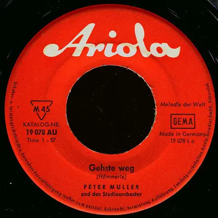 Peter Müller - Gehste Weg