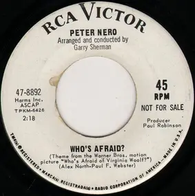 Peter Nero - Who's Afraid? / Born Free