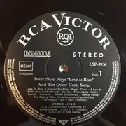 LP - Peter Nero - Peter Nero Plays Love Is Blue