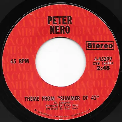 Peter Nero - Theme From 'Summer Of '42'