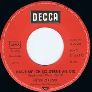 7inch Vinyl Single - Peter Orloff - Das Hab' Ich So Gerne An Dir