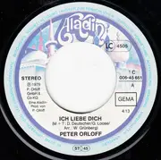 7inch Vinyl Single - Peter Orloff - Ich Liebe Dich