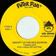 7inch Vinyl Single - Peter Pan Players - Snoopy Vs The Red Baron - Still Sealed