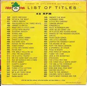 7inch Vinyl Single - Peter Pan Players And Orchestra - Ten Little Indians (Counting Song)