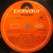 LP - Peter Paul And Marty - Peter Paul & Marty - Gatefold