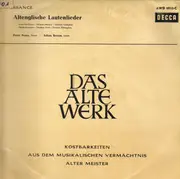LP - Peter Pears , Julian Bream - Altenglische Lautenlieder - Insert