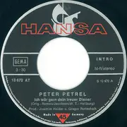 7inch Vinyl Single - Peter Petrel - Ich Wär Gern Dein Treuer Diener - Signed