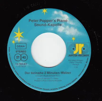 Peter Popper's Piano-Soundkapelle - Peter Popper's Radetzky-Marsch