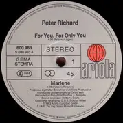 12'' - Peter Richard - For You, For Only You