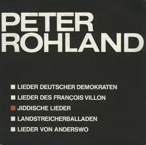 Peter Rohland - Jiddische Lieder