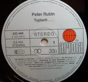 LP - Peter Rubin - Typisch...