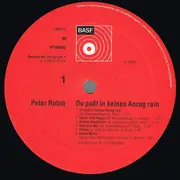LP - Peter Rubin - Du Passt In Keinen Anzug Rein - Signed