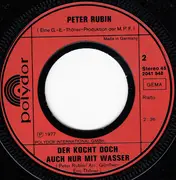 7inch Vinyl Single - Peter Rubin - Mein Verein Ist Spitze