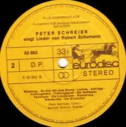 LP - Peter Schreier - Ausgewählte Lieder