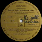 LP - Mozart, Schumann a.o. (Schreier) - Das Veilchen / Der Soldat a.o.