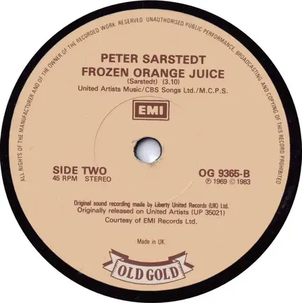 Peter Sarstedt - Where Do You Go To (My Lovely)?