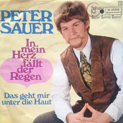 Peter Sauer - In Mein Herz Fällt Der Regen