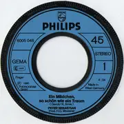 7inch Vinyl Single - Peter Sebastian - Ein Mädchen So Schön Wie Ein Traum