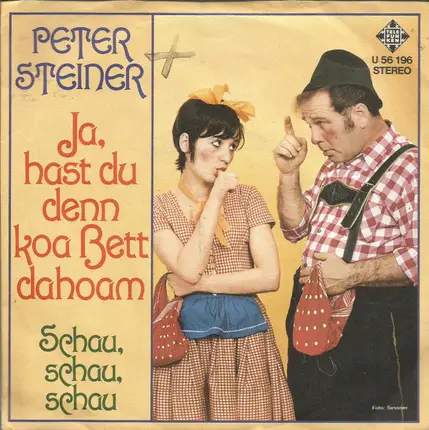 Peter Steiner Und Die Wendelsteiner Musikanten - Ja, Hast Du Denn Koa Bett Dahoam