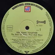 LP - Peter, Paul & Mary - Ten Years Together - The Best Of Peter, Paul And Mary