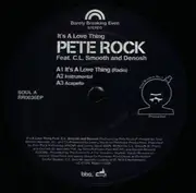 12'' - Pete Rock - It's A Love Thing/One MC One DJ (Pete Rock Remix)