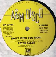 Peter Allen - Don't Wish Too Hard