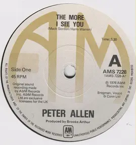 Peter Allen - The More I See You