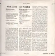 LP - Peter Anders - Aus Operetten